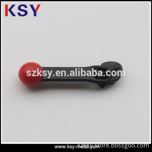 2014 New arrival Black nylon zippers metal slider